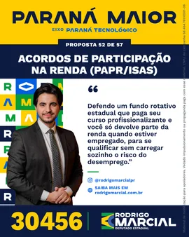 Prévia da arte "Faixa dourada" da proposta Acordos de Participação na Renda (PAPR/ISAs)