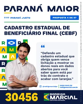Prévia da arte "Editorial claro" da proposta Cadastro Estadual de Beneficiário Final (CEBF)