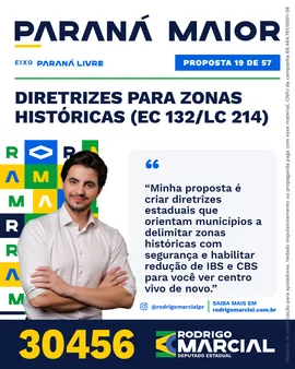 Prévia da arte "Editorial claro" da proposta Diretrizes para Zonas Históricas (EC 132/LC 214)