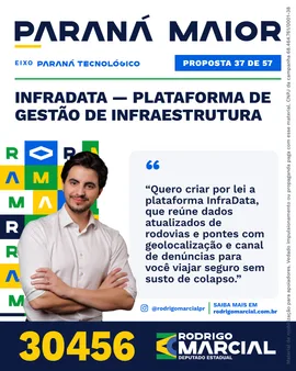 Prévia da arte "Editorial claro" da proposta InfraData — Plataforma de Gestão de Infraestrutura