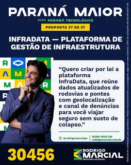 Prévia da arte "Azul profundo" da proposta InfraData — Plataforma de Gestão de Infraestrutura