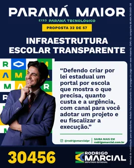 Prévia da arte "Azul profundo" da proposta Infraestrutura Escolar Transparente