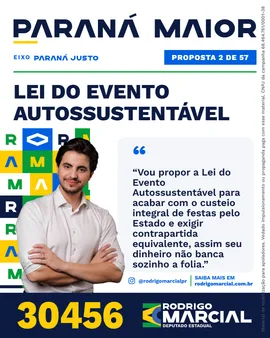 Prévia da arte "Editorial claro" da proposta Lei do Evento Autossustentável