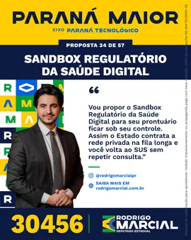 Prévia da arte "Faixa dourada" da proposta Sandbox Regulatório da Saúde Digital