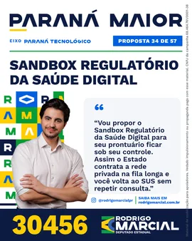 Prévia da arte "Editorial claro" da proposta Sandbox Regulatório da Saúde Digital