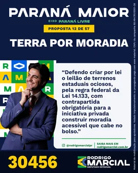 Prévia da arte "Azul profundo" da proposta Terra por Moradia
