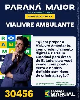 Prévia da arte "Azul profundo" da proposta ViaLivre Ambulante