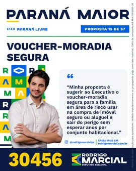 Prévia da arte "Editorial claro" da proposta Voucher-Moradia Segura